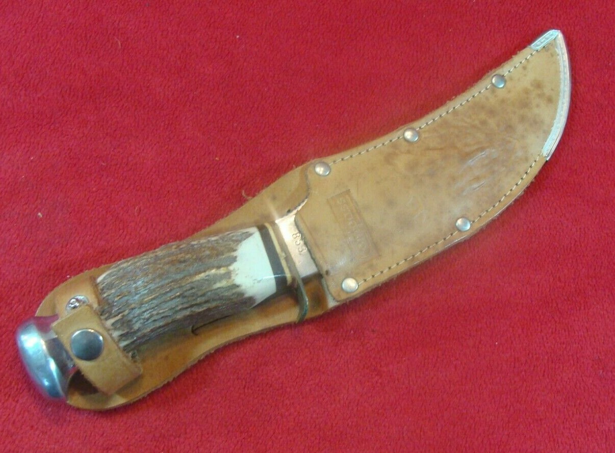VINTAGE HUNTING COMPASS KNIFE SOLINGEN GERMANY, BUFFALO ( Original Scabbard) eBay