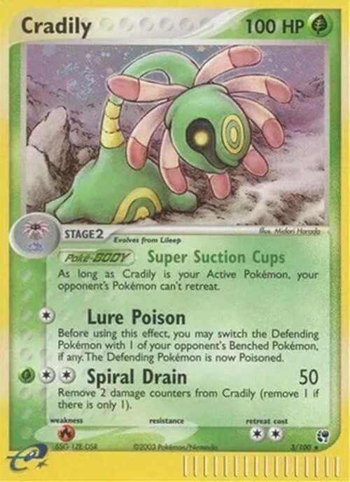Pokémon TCG Cradily EX Sandstorm 3 Holo Holo Rare