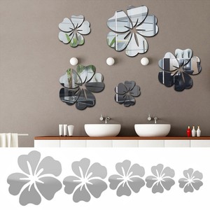 Blüte Blumen Spiegel Wandtattoo Aufkleber Sticker ...