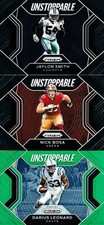 2020 Panini Prizm Football Unstoppable Cards