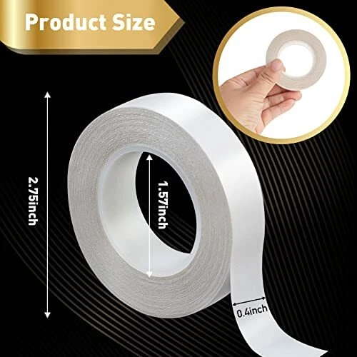 XEHAHOSH 3 Rolls Thin Double-Sided Tape for Crafts Arts