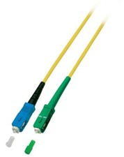 Techly Professional Cavo Fibra Ottica Monomodale OS2 SC-APC/SC-UPC 9/125 15m