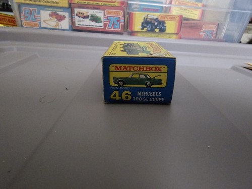 Matchbox #47 Mercedes Benz 300 SE Coupe In Original Box With Opening Doors - Picture 13 of 14