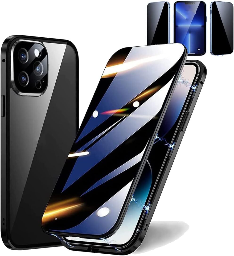 Stealthcase Anti Peeping Double Sided Privacy Screen Protector Cover for Iphone