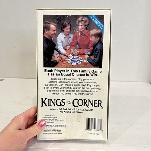 Kings In The Corner Family Card Game Ages 7-Adult Jax Ltd. 1996 Complete - Picture 9 of 9