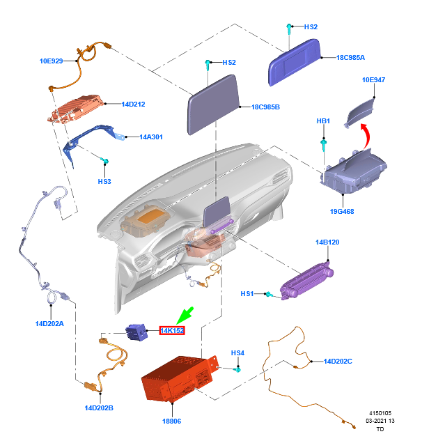FORD KUGA MK3 Interface Module 2668046 NEW GENUINE | eBay 