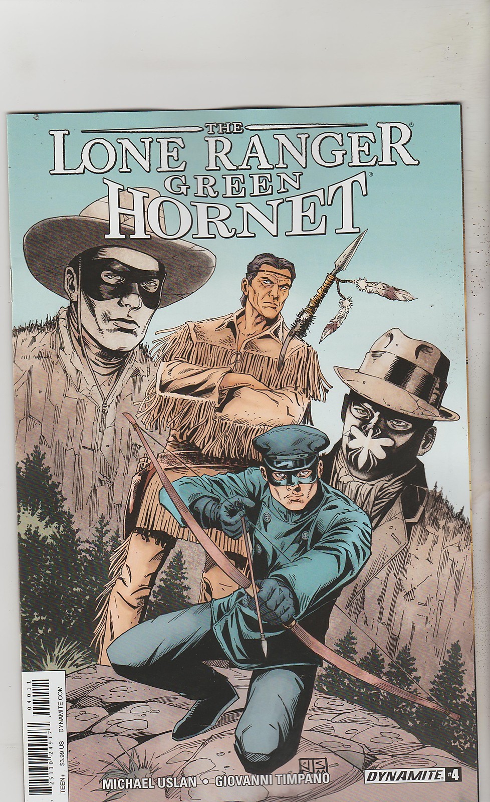DYNAMITE COMICS LONE RANGER GREEN HORNET #4 OCTOBER 2016 1ST PRINT NM
