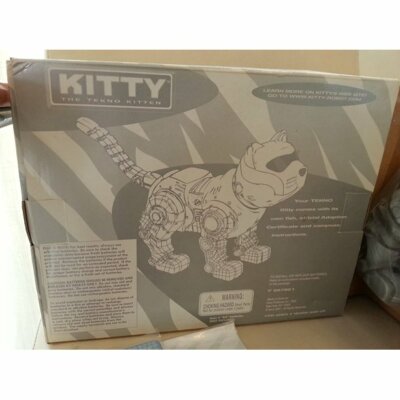 Tekno Interactive Kitty with Fish and Adoption Papers