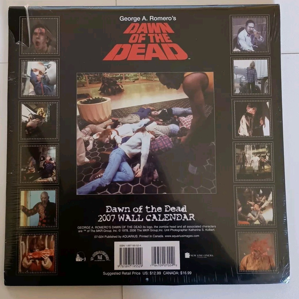 2007 calendar George A. Romero