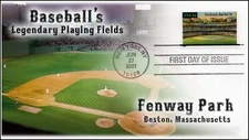 AO-3516, 2001, Baseballs Legendary Playing Fields, Fenway Park, Add On Cachet, S