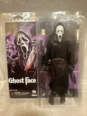 SCREAM GHOST FACE 8'' RETRO CLOTHED Figure NECA NEW