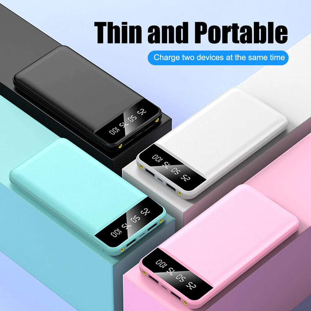 20000mAh Power Bank for Heated Jacket Vest 5V 2A External Battery
