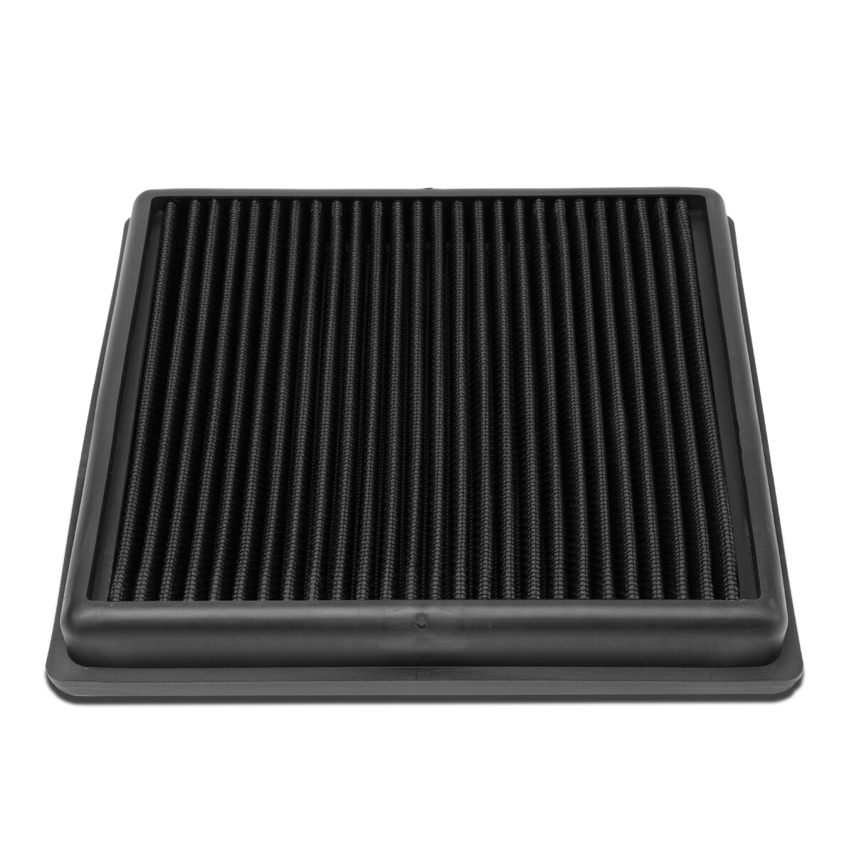 Fit 14-17 VW Polo Jetta Golf 1.6L L4 High Flow Drop In Panel Air Filter Black