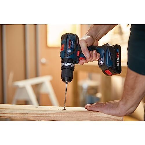 BOSCH GSB18V-535CB25 18V EC Brushless 1/2 In. Hammer Drill/Driver Kit - Picture 6 of 9