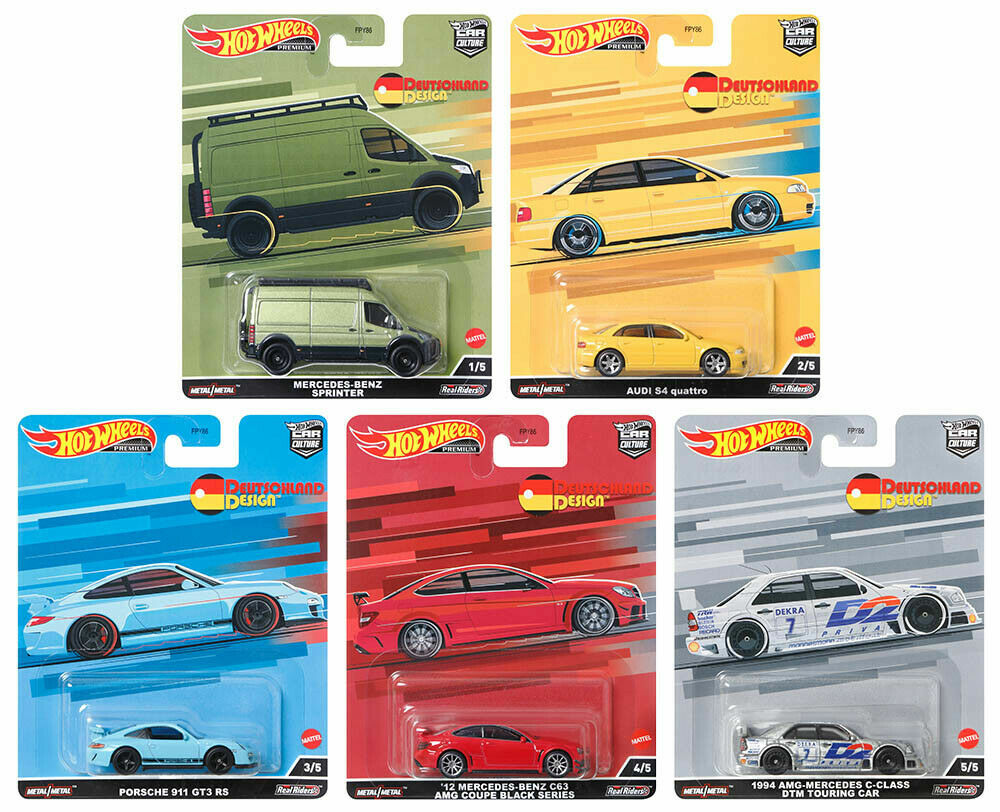 1/64 HOT WHEELS PREMIUM - SET 5 PEZZI o SINGOLE o CHASE
