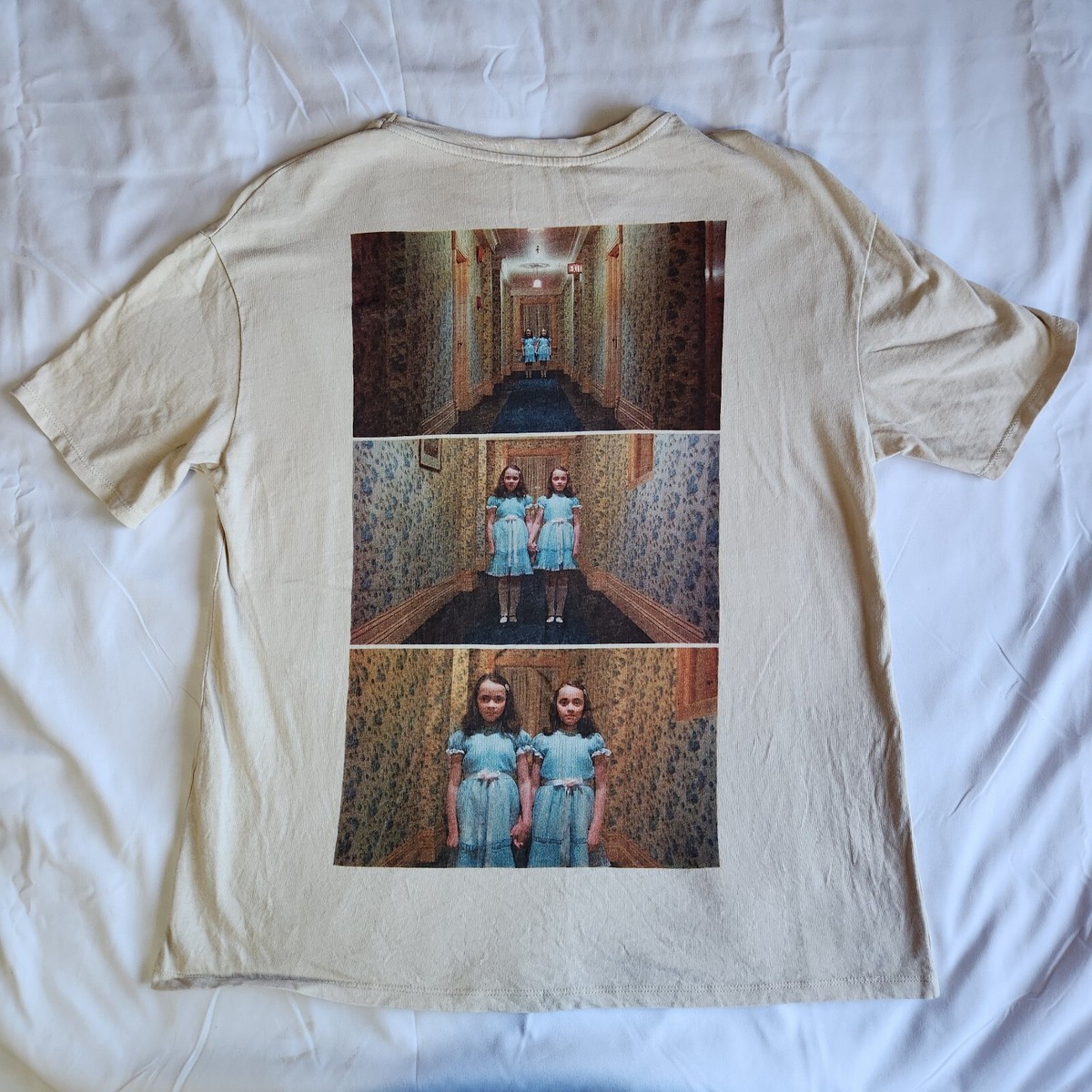 Zara X The Shining Horror Movie Creepy Twins Hallway Beige S