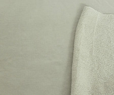 100 Cotton Fleece Knit Fabric by the Yard Dusty Beige 22OZ 1/23