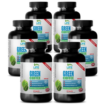 Green Slimming Coffee - Green Coffee Extract GCA 800mg -  Fat Burner Powder 6B