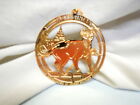 Abyssinian Cat 3" Brass Ornament-Usa-Gift Folder Nice