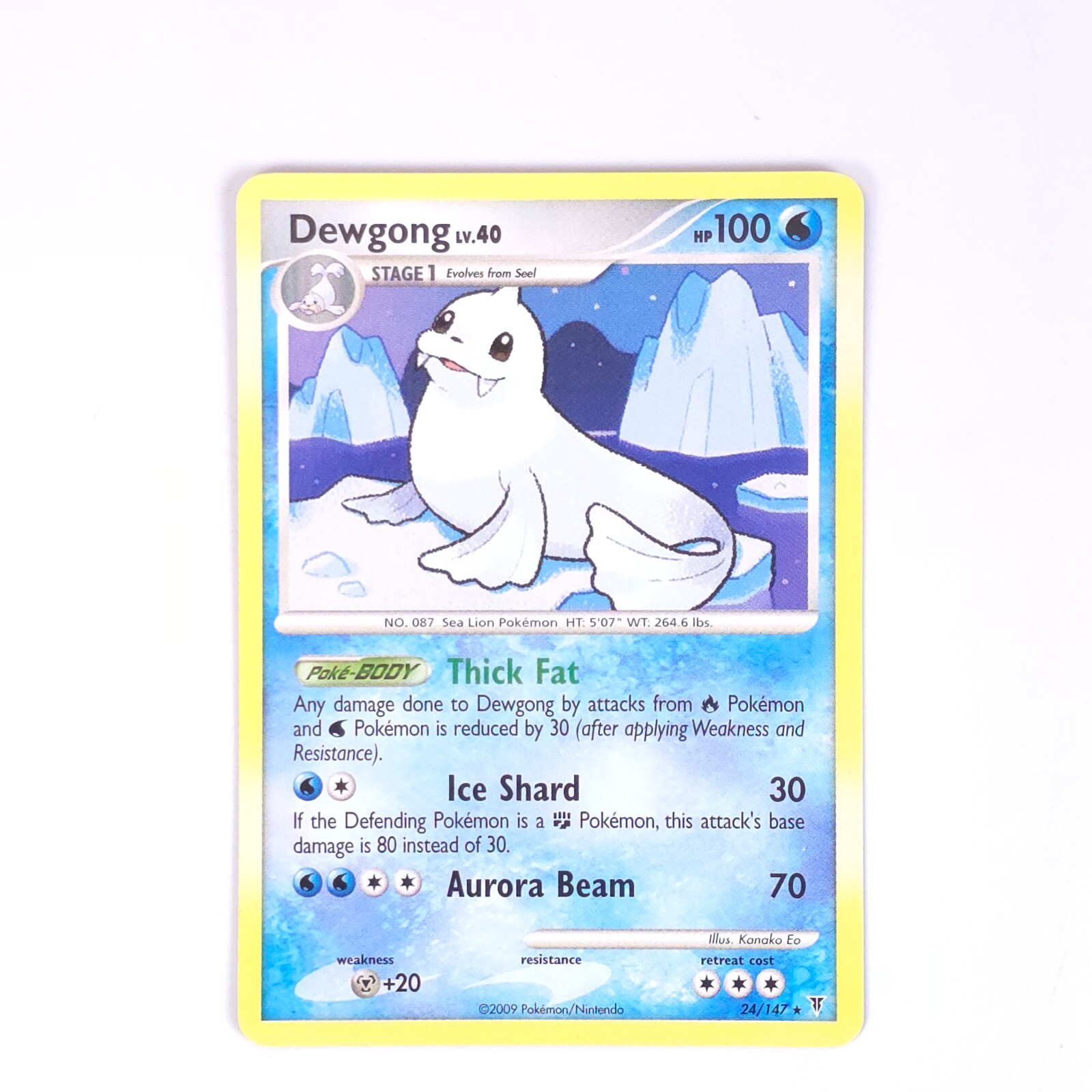 Dewgong 24/147 Pokemon Supreme Victors Rare NM