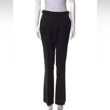 Gabriela Hearst luxury virgin wool mid-rise trouser 30.5”
