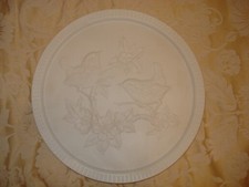 JAFFE ROSE WREN PLATE WALL DECOR - 8in DIAMETER
