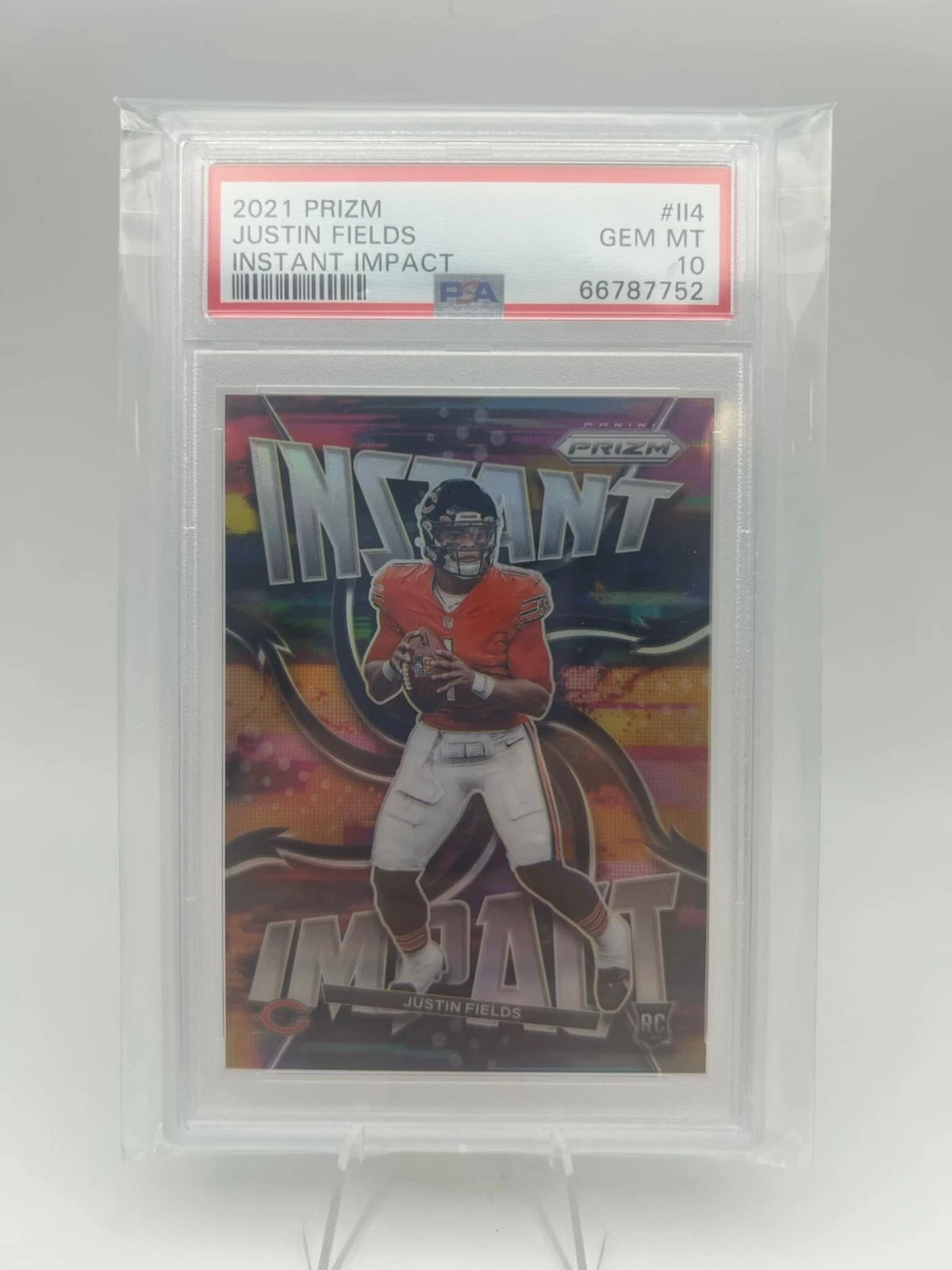 Justin Fields Panini Prizm Instant Impact #II4 Base