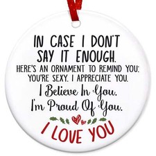 Couple Christmas Ornament, Anniversary, Birthday, Christmas, Valentines Gifts fo