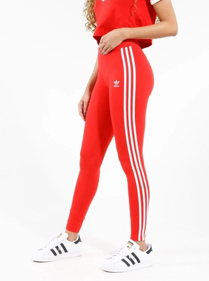 NEW ADIDAS ORIGINALS WOMEN'S 3 STRIPES TREFOIL TIGHTS ~SIZE MEDIUM