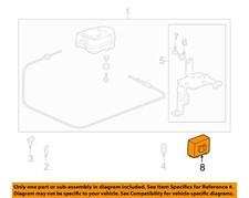 Honda Oem 99-01 Odyssey Cruise Control System-control Module 36700s0xa01