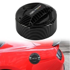 JDM Mugen Power Racing Carbon Fiber Gas Fuel Oil Tank Cap Cover For Honda Acura