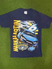2005 Mark Martin - Viagra Car - Double Sided - Vintage NASCAR Tee Shirt Medium 
