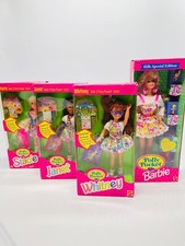 Barbie 1994,  Polly Pocket Stacie, Janet, Whitney & Barbie  NRFB*