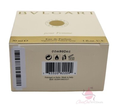 その他 BVLGARI pour Femme Eau de Parfum 30ml Discontinued Bvlgari Pour Femme Eau de Parfum For Women 30ml