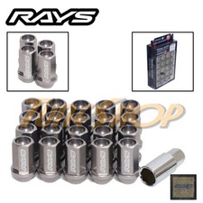 RAYS Dura-Nut L42 Straight Type 12X1.50 Lug Nut Set 16 Lug 4 Lock Set Blue