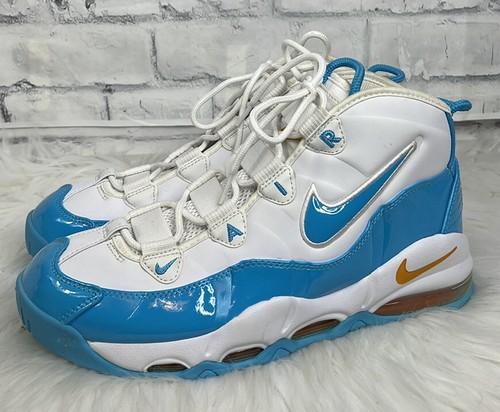 NIKE AIR MAX UPTEMPO 95 BLUE FURY WHITE CANYON GOLD SIZE 10 193149008256 |  eBay