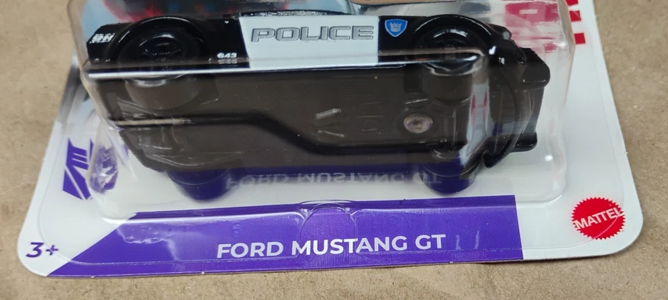 Hot Wheels Transformers Barricade Ford Mustang GT Police New In Pack In Stock - Image 3 of 4