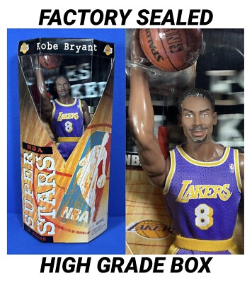 KOBE BRYANT 1999 Mattel 13'' Super Stars Action Figure Los Angeles Lakers NBA MIB