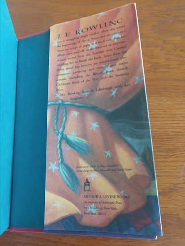 Harry Potter and the Sorcerer's Stone First Edition Early Printing HC DJ Rowling - Picture 13 of 20