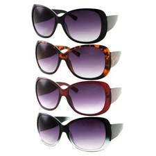Womens Bifocal Big Cat Eye Sun Reader Vintage Reading Sunglasses UV Protection
