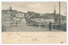 Ak Kahla/ Thüringen - Neuer Brückenplatz