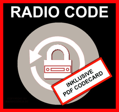  RADIO CODE fits Mercedes-Benz Alpine CM1910 CM2294 MF2297 CM2299 Decode