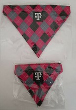  8 New T-Mobile Tuesdays Small  Large Pet Bandana Collar Dog Bow Tie Lot