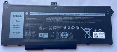 Genuine RJ40G 01K2CF 075X16 F3T9T Battery For Latitude 14 5420 Precision 15 3560
