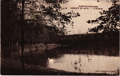 Carte Postale Ancienne Orsay (91) - Kiosque De L'étang, Années 1900
