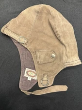 Vintage Banana Republic Lambskin Aviator Cap XL