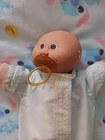 Vintage Cabbage Patch Preemie Bald Brown Eyes Pacifier Mouth