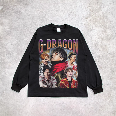 G-DRAGON SWEATSHIRT KPOP JERSEY BIG BANG OUTFIT FOR GD CONCERT