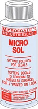 Microscale Model Railroad/Train Decal Micro Sol Setting Solution 1oz Bottle(105)