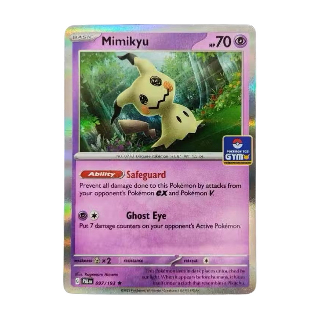 Mimikyu Stamped Asia Exclusive GYM 097/193 Pokemon TCG - Near Mint